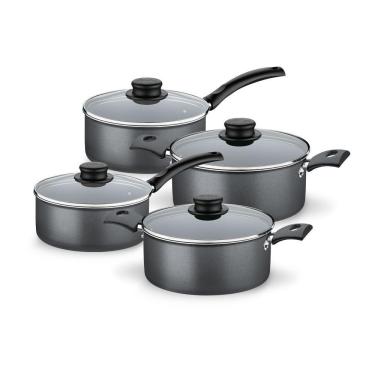 Imagem de Jogo De Panelas Turim 4 Peças Alumínio Antiaderente Ptc Chumbo - Tramontina