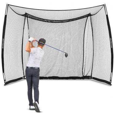 Imagem de Rede de Treino de Golfe GoSports Range Cage 3 x 2,4 m - Escolha entre Tela de Impacto com Gráficos, Tela de Simulação ou Rede Clássica