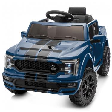 Imagem de Carro Elétrico Infantil Policial com Controle Remoto, Velocidade Máxima de 8 km/h e Música Bluetooth para Crianças de 3 a 5 Anos, 24V 400W