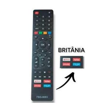 Imagem de Controle Remoto Compativel Tv Britania BTV32G70N5CBLH - BTV39G60N5CH B