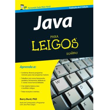 Imagem de Livro - Java Para Leigos - Barry Burd