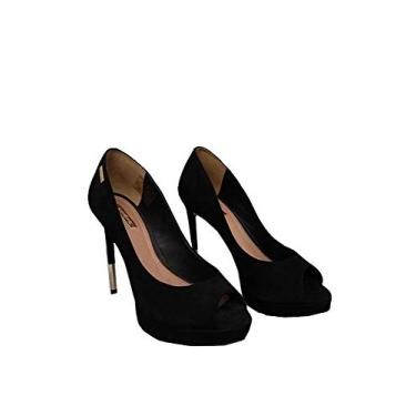 Imagem de DUMOND Plam Black Gold Metal Tip Stiletto Dress Pump (8)