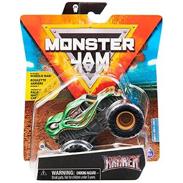 Sunny Brinquedos Monster Jam - 1:24 Collector Die Cast Trucks Dragon,  Multicor