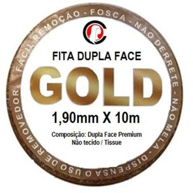 Imagem de Fita Adesiva GOLD Dupla Face Rolo 10m x 1,90cm