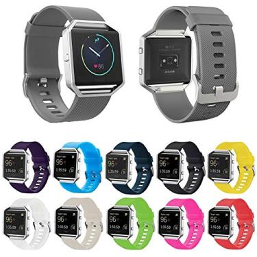 Imagem de Pulseira Silicone para Fitbit Blaze - Cinza