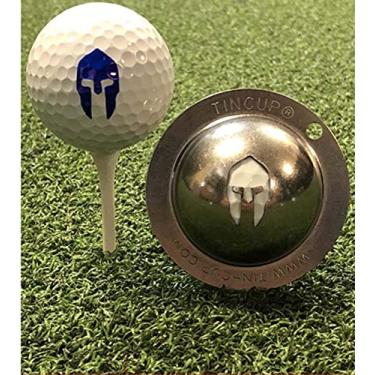 Imagem de Tin Cup Ferramenta de alinhamento de marcador personalizado de bola de golfe (Sparta)