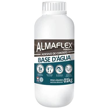 Imagem de Cola de Contato Adesivo Base D'água Almaflex 300 1kg Sem Cheiro Atóxica