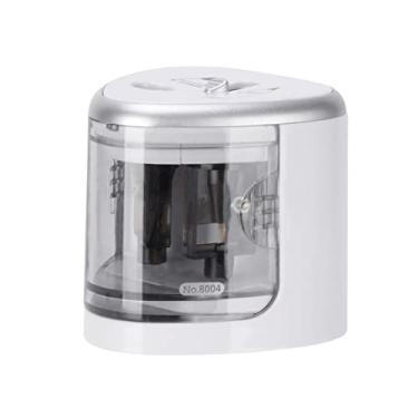 Imagem de CIADAZ Multi-funcional elétrico automático apontador de lápis pilhas com 2 furos (6-8 milímetros / 9-12mm) para Silver Home School Student