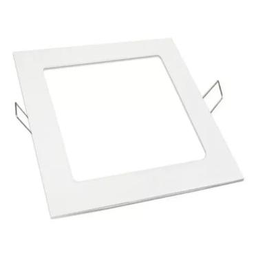 Imagem de Painel Plafon Led Embutir Slim 15x15 12w Quadrado (Branco Neutro)