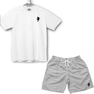 Imagem de Conjunto Plus Size Camiseta E Bermuda Tactel Dibre Treino - Ad.Oficial