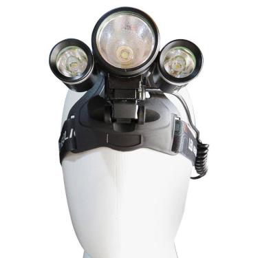 Imagem de Lanterna de Cabeça B-MAX BM-808 para Ciclismo com 3 LED`s