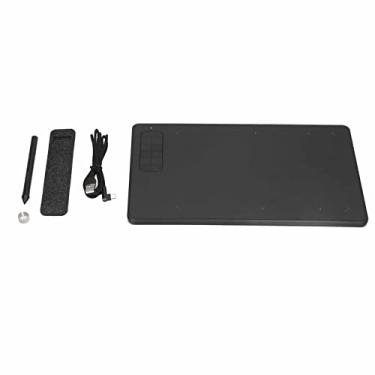 Imagem de Yunseity Tablet desenho gráfico, Tablet gráfico digital com caneta multifuncional 8192 sem bateria sensível à pressão, 12 teclas de atalho para tablet caneta Stylus para para