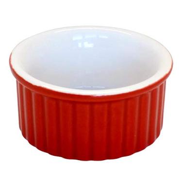 Imagem de Ceraflame Ramequin de Cerâmica, 6cm, 40ml, Vermelho, Mondoceram Gourmet