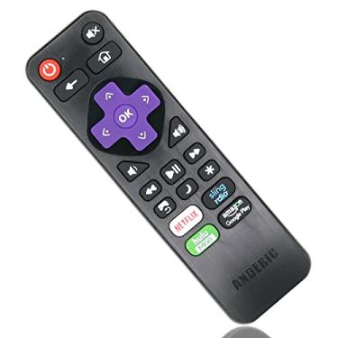 Imagem de Controle remoto pré-programado da Anderic Made para Roku – controle remoto universal Roku, Sharp LC-RCRUS-16 Replacement - RRLC16.2