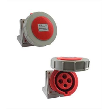 Imagem de Tomada Industrial Sobrepor 1242 32A 6H 380-415V 3P+T VM Sibratec