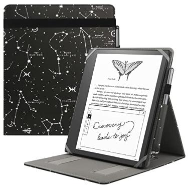 Imagem de HoYiXi Capa universal para 25.9 cm Apresentando Scribe 1ª geração versão 2022 / 26.2 cm Kobo Elipsa eReader 2021 versão 2021 capa dobrável com suporte vertical para caneta - Constelação