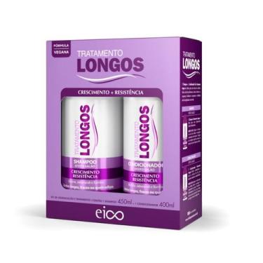 Imagem de Kit Eico Tratamento Mandioca Shampoo + Condicionador 450ml - Eico Cosm