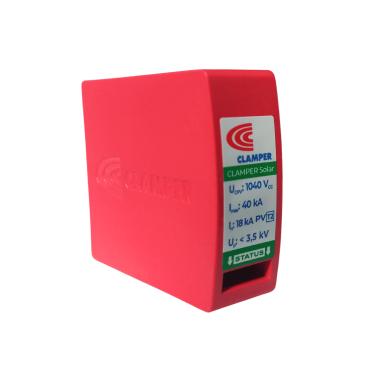 Imagem de Dps Plug Cartucho Para Raio Solar 1040v 40ka S/ Base Ref. 015014 - Clamper