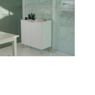 Imagem de Aparador para Sala de Estar 2 Portas R-632 Branco
