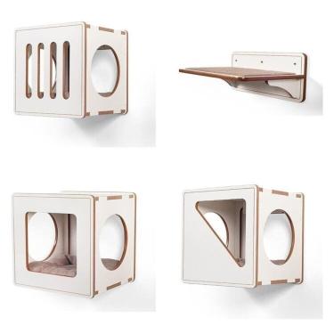 Imagem de Playground Romeu para Gatos Grandes Branco