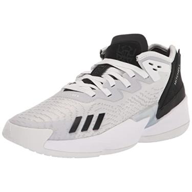 Imagem de adidas Tênis de basquete unissex adulto D.o.n. Issue 4, Ftwr branco/cinza um/cinza dois, 37/39 BR