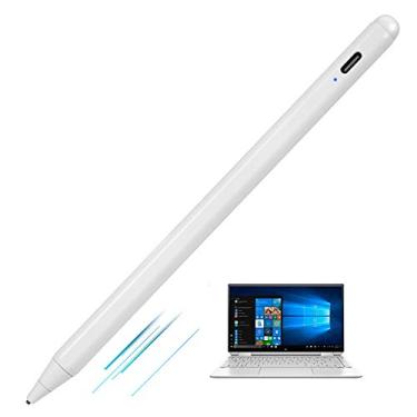 Imagem de Caneta Stylus para laptop HP Envy X360 conversível 2 em 1 (39.6 cm), caneta digital ativa com controle de toque e recarregável tipo C para HP Envy X360 de 15,6 polegadas, ponta fina de alta precisão,