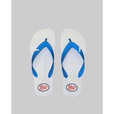 Imagem de Chinelo Reserva Vintage Branco Azul-Unissex