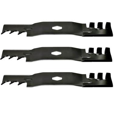 Imagem de Mr Mower Parts Conjunto de lâminas Mulcher compatível com Cub Cadet 742P05286-X 742P05286X Xtreme Lâmina em forma de S - Pacote com 3