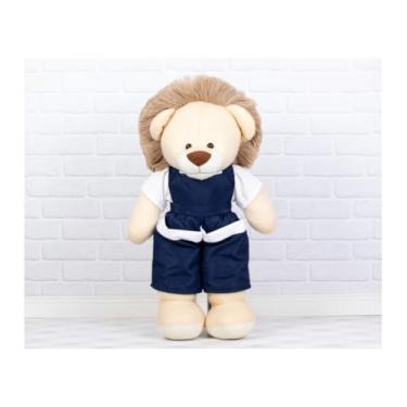 Imagem de Leão de Pelúcia Porta Fraldas, 65 cm (MACACÃO MARINHO)