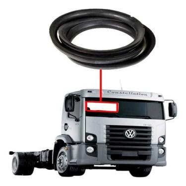 Imagem de Borracha Vigia Vidro Traseiro Caminhão Vw Constellation - Disk Bor