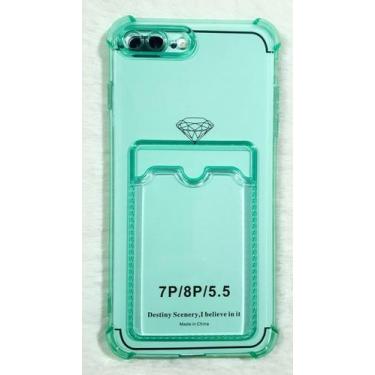 Imagem de Capinha Proteção de Camera e Porta Cartão Compativel com iPhone 7 Plus