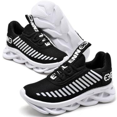 Imagem de Tênis Infantil Masculino Evoltenn Verde (Preto e Branco, BR, Criança de 9 a 12 anos, Numérico, 29)