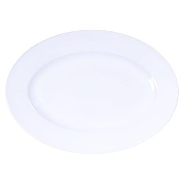 Imagem de Travessa Oval Tramontina Maria Augusta Em Porcelana 40x29 Cm