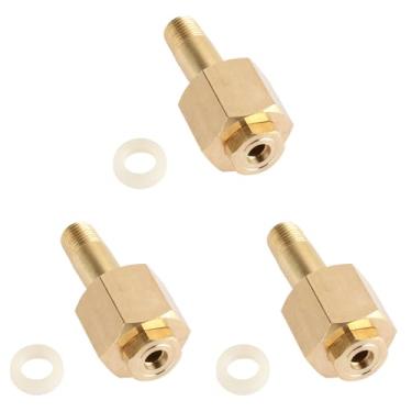 Imagem de 3 Unidades 15MPa Válvulas Redutoras de Latão Com Pressão de Saída Nominal CGA 320 Regulador de Dióxido de Carbono Porca de Entrada e Bico Com Arruela para Fixar o Regulador de CO2