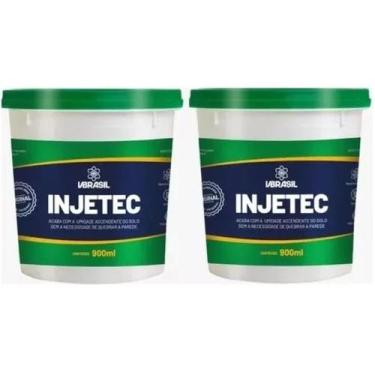 Imagem de KIT 2 Injetec impermeabilizante 900ml Anti mofo - VBRASIL