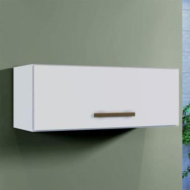 Imagem de Armário Aéreo 1 Porta Atenas - Kaiki, Branco