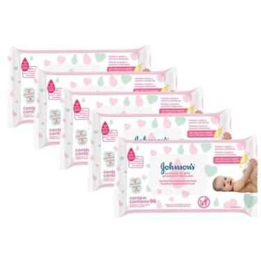 Imagem de Kit Johnson's Baby Toalhinhas Extra Cuidado 480 unidades