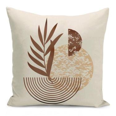 Imagem de Almofada western Estampada 40x40cm Palmeira Marrom - FASTLAR