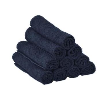 Imagem de Kit 10 Toalhas Manicure Perfeito Estilo, Preto