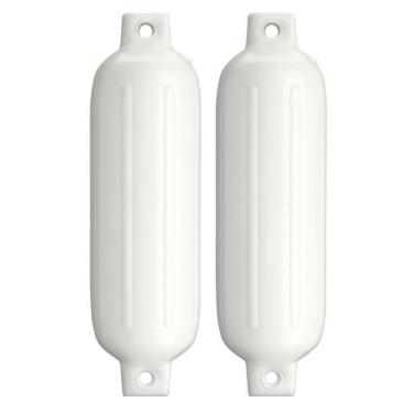 Imagem de Defensa Inflável Em Pvc Branca G4 16,5 X 58,5cm Barco Kit 2 - Noster N