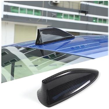 Imagem de Tumukiw Capa de antena de barbatana de tubarão de fibra de carbono, capa de antena superior de carro compatível com Subaru WRX S4 STI VB 2022 2023 2024 acessórios aéreos de teto de carro capa em forma