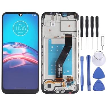 Imagem de Substituição da tela móvel Tela TFT LCD para Motorola Moto E6i XT2053-5 Digitalizador Conjunto completo com quadro (preto) Ecrã LCD