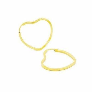 Imagem de Brinco 2.5mm Tarracha Baby E Brinco De Coração Em Ouro 18k - DG Presen