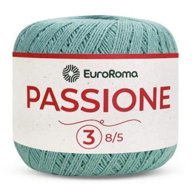 Imagem de Linha Passione Euroroma 150g - 400 Metros, VERDE ÁGUA CLARO