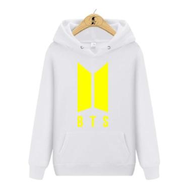 Imagem de Blusa de Moletom Canguru BTS I - Wess Store, Amarelo, P