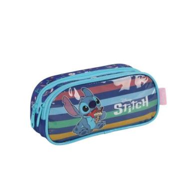 Imagem de Estojo Escolar Infantil Duplo Stitch Original Luxcel