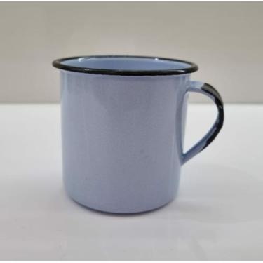 Imagem de 01 Caneca Esmaltada Ágata Original 150 ml Cor Azul Bebê Postagem Rápid
