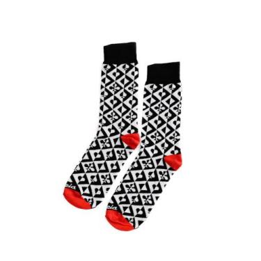 Imagem de Meia Divertida Use A Ideia Nipes. Casual, cano alto