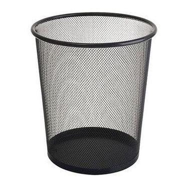 Imagem de Lixeira Cesto Para Escritório Telada Preto De Metal 26*23*19CM - LIX-0