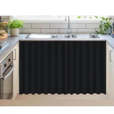 Imagem de Cortina para pia de cozinha/balcao 1,40x0,80 - J&C ACESSÓRIOS PARA COR